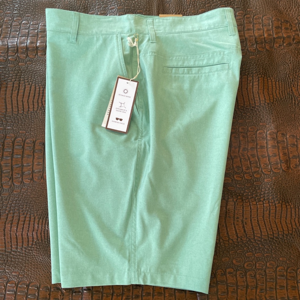 NWT PANAMA JACK® MEN'S FLEXIBLE 10" SHORTS • 36 • MINT